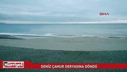 Antalya'da Deniz, çamur deryasına döndü
