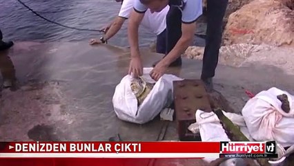 BUNLARIN HEPSİ DENİZDEN ÇIKTI