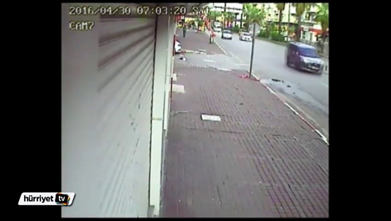 Trafikte maganda dehşeti