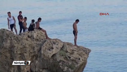 Falezlerde tehlikeli serinlik