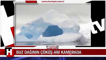 BUZ DAĞININ ÇÖKÜŞ ANI KAMERADA