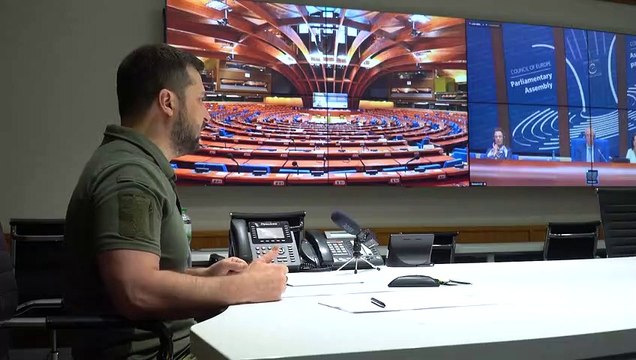 Zelenski pide en el Consejo de Europa juzgar a todos los asesinos y carniceros