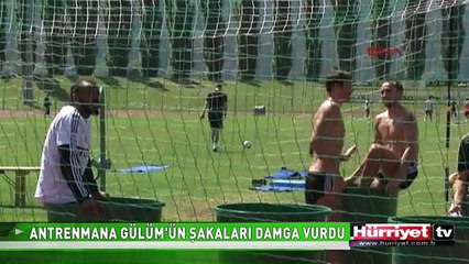ANTRENMANA ERSAN GÜLÜM DAMGASI