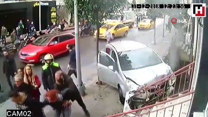Şişli'de bir kadın dehşeti yaşadı