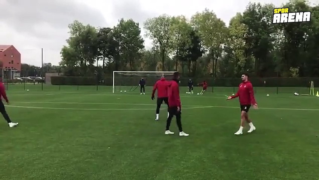 Yusuf Yazıcı'dan antrenmanda müthiş gol!