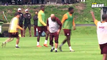 Galatasaray'da kıran kırana antrenman