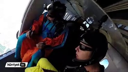 iPhone 6'yı 2100 metreden aşağı attı