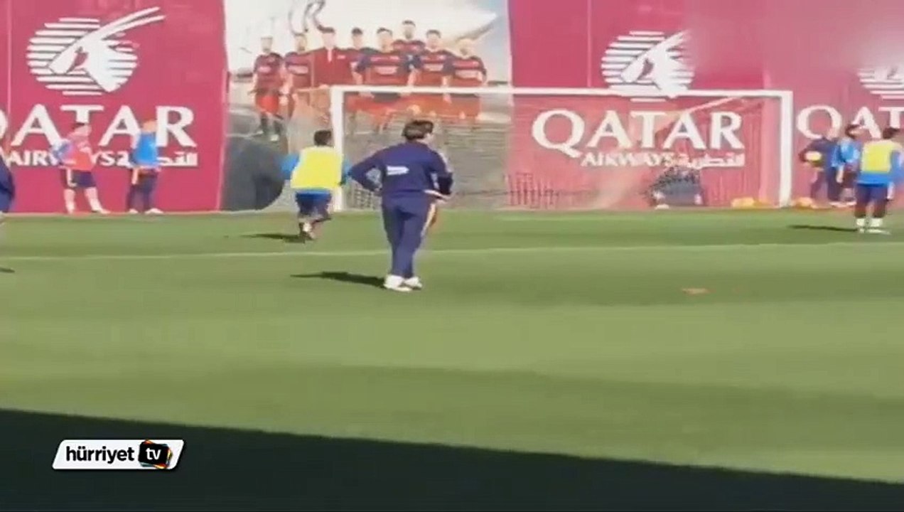 Arda Turan'dan antrenmanda klas gol