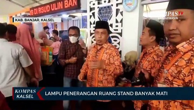 Beberapa Lampu Mati, Fasilitas Pameran MTQ Nasional Kalsel Expo 2022 Dikeluhkan