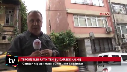 3 canlı bomba Fatih'te bu apartmanda kalmış