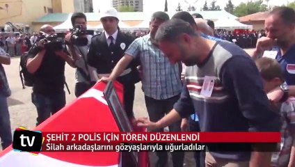 Silah arkadaşlarını gözyaşlarıyla uğurladılar