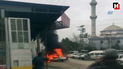 Tamirciye kızdı, kendi arabasını yaktı