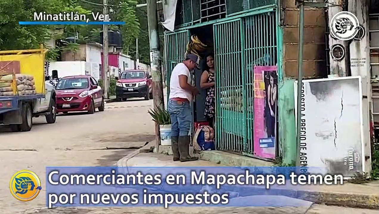 Comerciantes en Mapachapa temen por nuevos impuestos