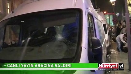 DERBİ SONRASI CANLI YAYIN ARAÇLARINA SALDIRI