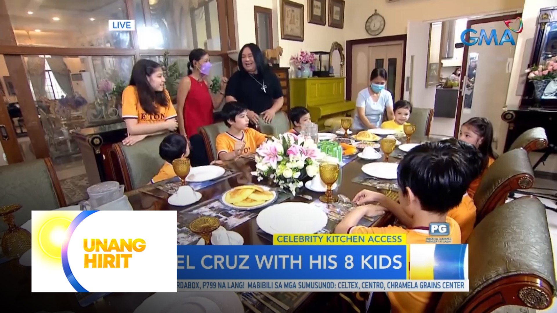 ⁣Celebrity Kitchen Access: Joel Cruz with his 8 kids, binisita ng Unang Hirit | Unang Hirit