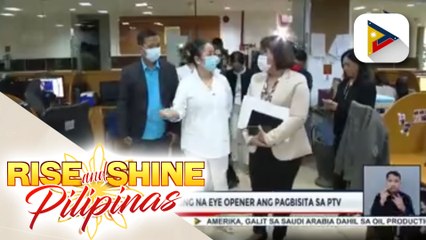 OPS, nag-inspeksyon sa PTV; Usec. Garafil, nakipagpulong sa unyon ng PTV