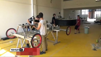 Rüzgarla yarışan değil, rüzgarla çalışan araba üretiyorlar