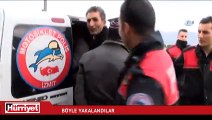 Şehrin göbeğinde define aradılar, polise yakalandılar