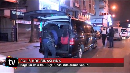 HDP Bağcılar İlçe Binası'nda arama