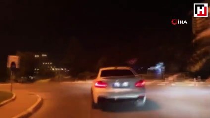 İstanbul’da lüks otomobille “drift” terörü
