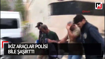İki aracı gören polisler bile şaştı kaldı