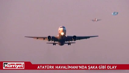 Atatürk Havalimanı'nda şaka gibi olay: Kule önümüzden araç geçti!