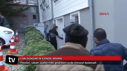 Can Dündar'ın evinde arama