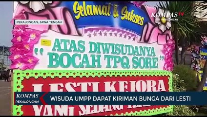Wisuda UMPP Dapat Kiriman Bunga dari Lesti