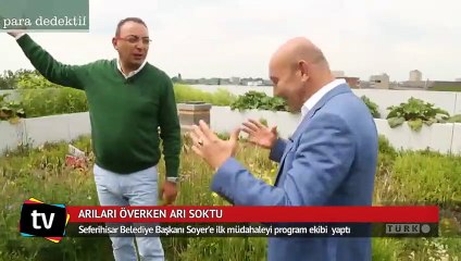 Arıları överken arı soktu