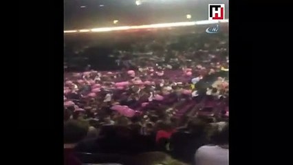 İngiltere'deki patlama anı böyle görüntülendi!