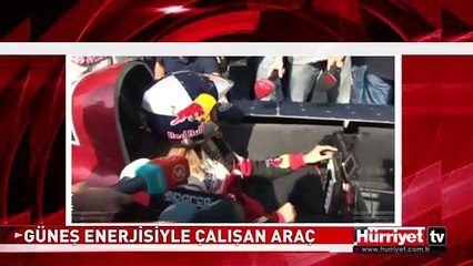 GÜNEŞ ENERJiSYLE ÇALIŞAN ARAÇ YOLLARDA