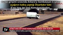 Diyarbakır’da izinsiz kalkış olmasın diye uçak pistlerine araçlar park edilmiş