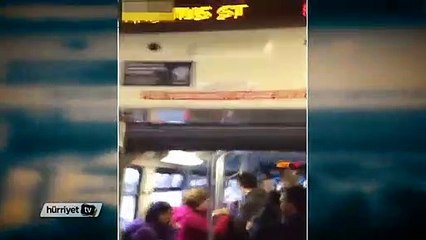 Otobüs arızası korku filmlerini aratmadı