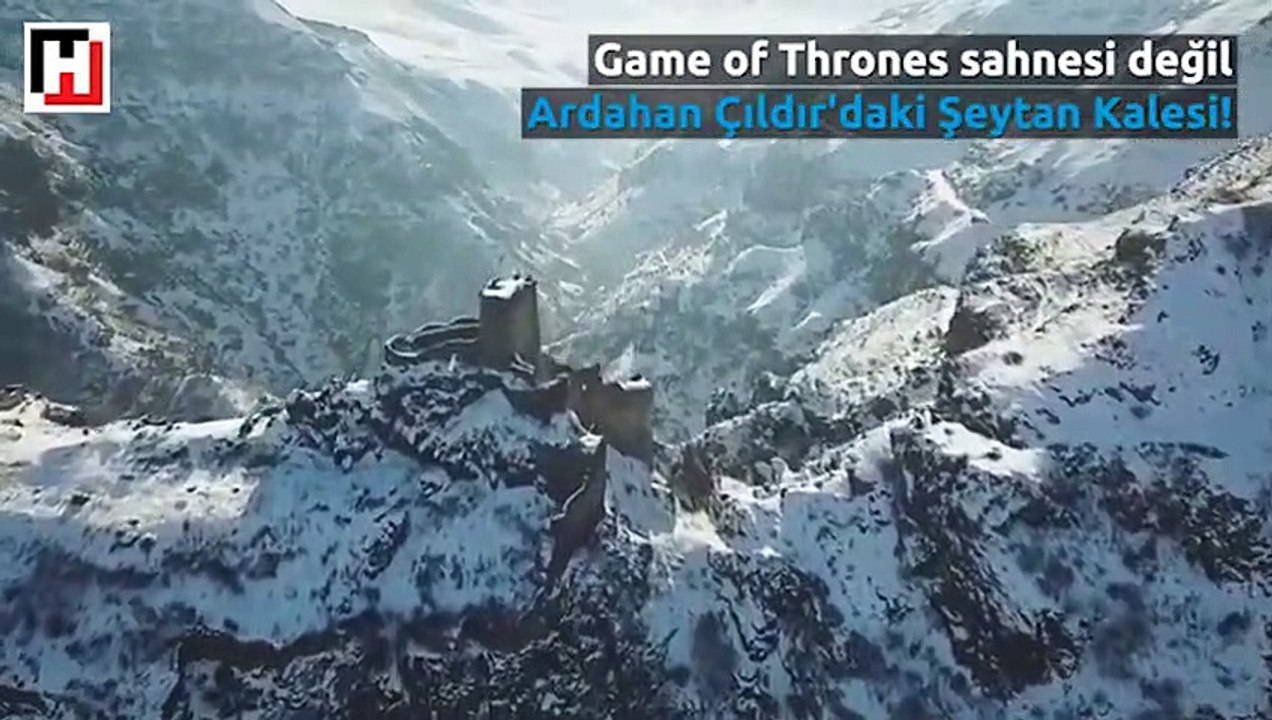 Game of Thrones sahnesi değil Ardahan Çıldır'daki Şeytan Kalesi!