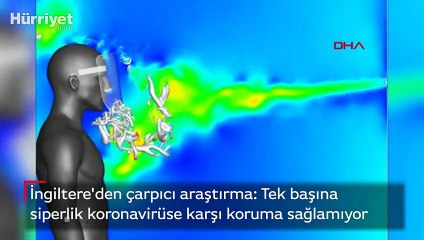 İngiltere'den çarpıcı araştırma! Tek başına siperlik koronavirüse karşı koruma sağlamıyor