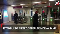 İstanbul'da metro seferlerinde aksama