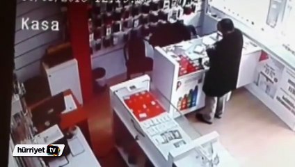 İş yeri sahibi ile hırsızlık zanlısı arasında arbede