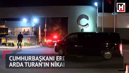 Cumhurbaşkanı Erdoğan, Arda Turan’ın nikahına katıldı