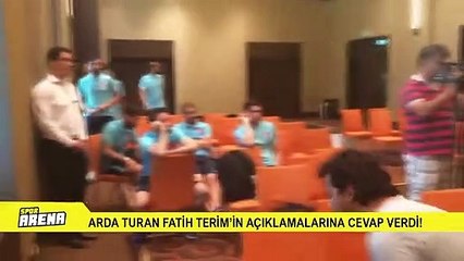 Arda Turan: O bana oyuncu diyor, kendisi bizim hocamızdır