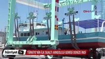 Türkiye'nin ilk sualtı arkeoloji gemisi suya indi