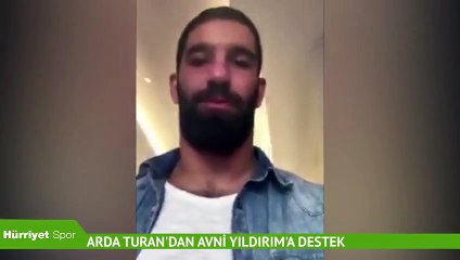 Arda Turan'dan Avni Yıldırım'a destek