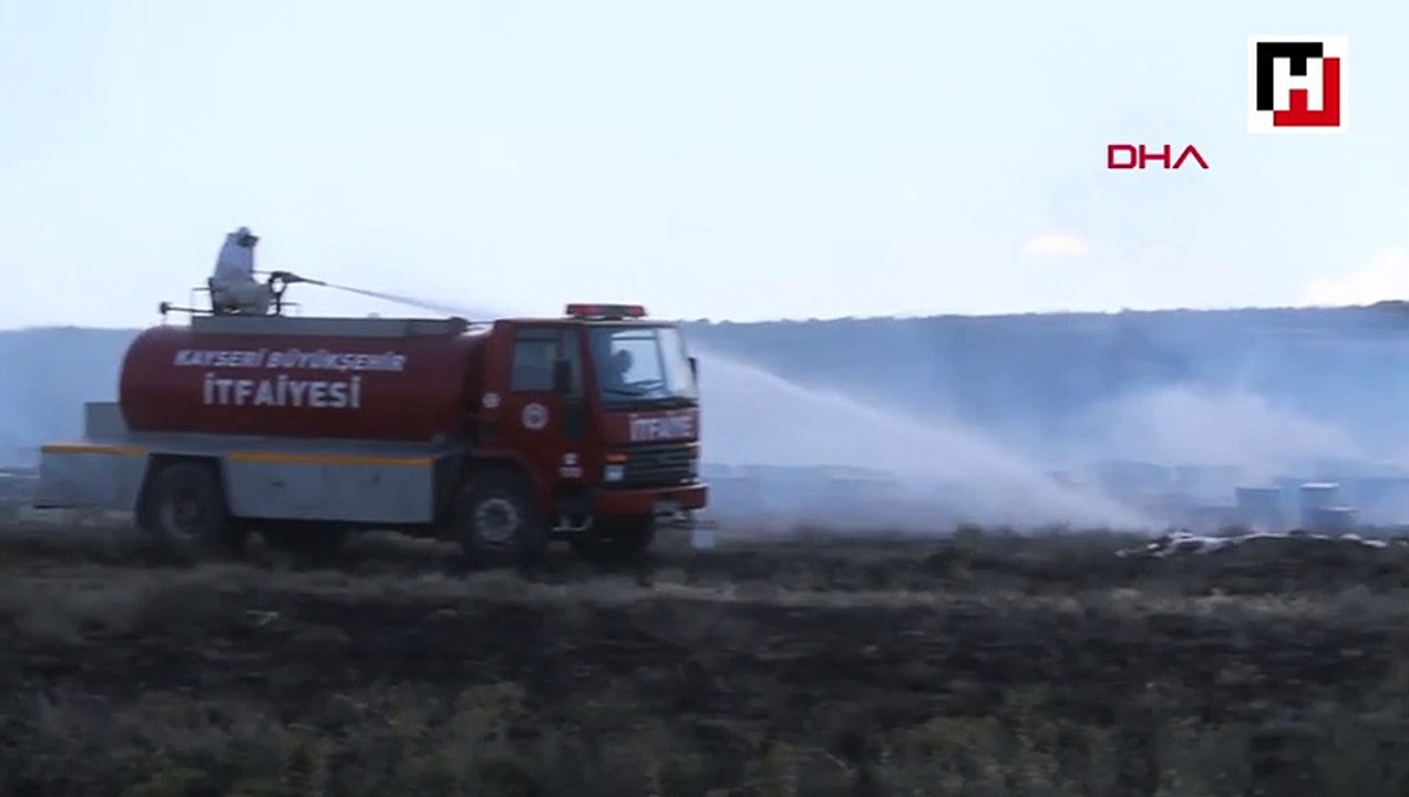Tomarza'da 500 arı kovanı yandı, yüzbinlerce arı telef oldu