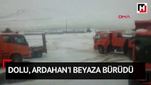 Dolu, Ardahan'ı beyaza bürüdü