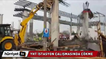YHT istasyon çalışmasında kaza