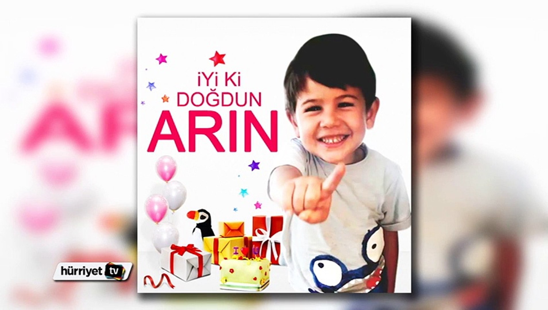 Mustafa Ceceli'den oğluna şarkı : İyi ki doğdun Arın - Dailymotion Video