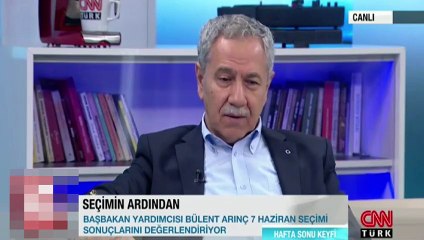 Arınç'tan seçim yorumu