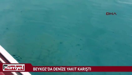Beykoz'da denize yakıt karıştı