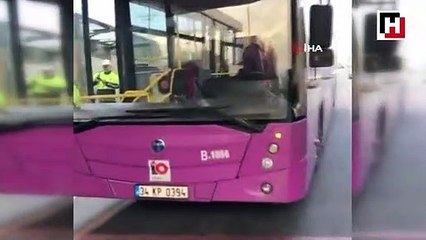 İstanbul’un göbeğinde akıl almaz kaza