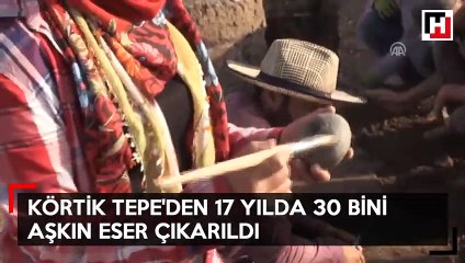 Körtik Tepe'den 17 yılda 30 bini aşkın eser çıkarıldı