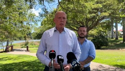 Peter Dutton promises to work with govt to support flood victims